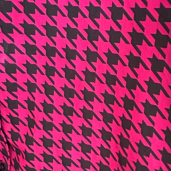 FAIR SET | Vintage Satin Houndstooth Women's Top - Picture 8 of 13